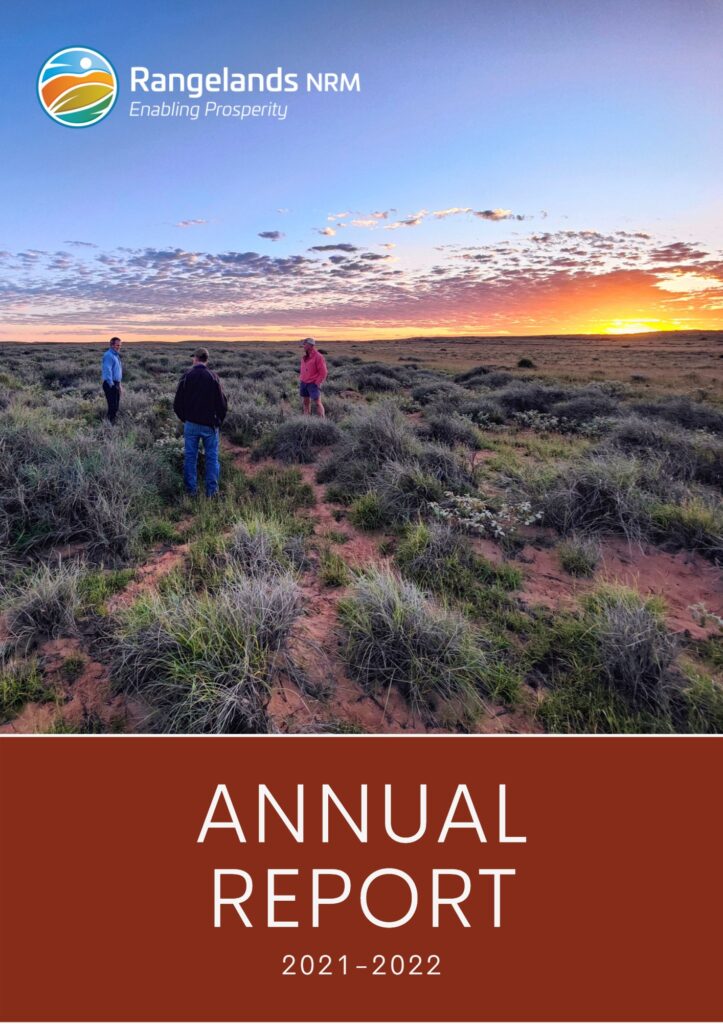 Rangelands NRM Annual Report 2021-2022 cover